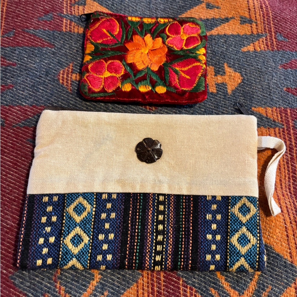 Boho Change Purse & Wallet, Lot